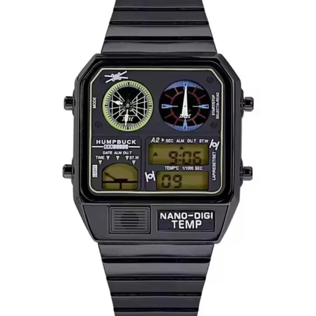 Humpbuck Nano-Digi Temp Preto Militar