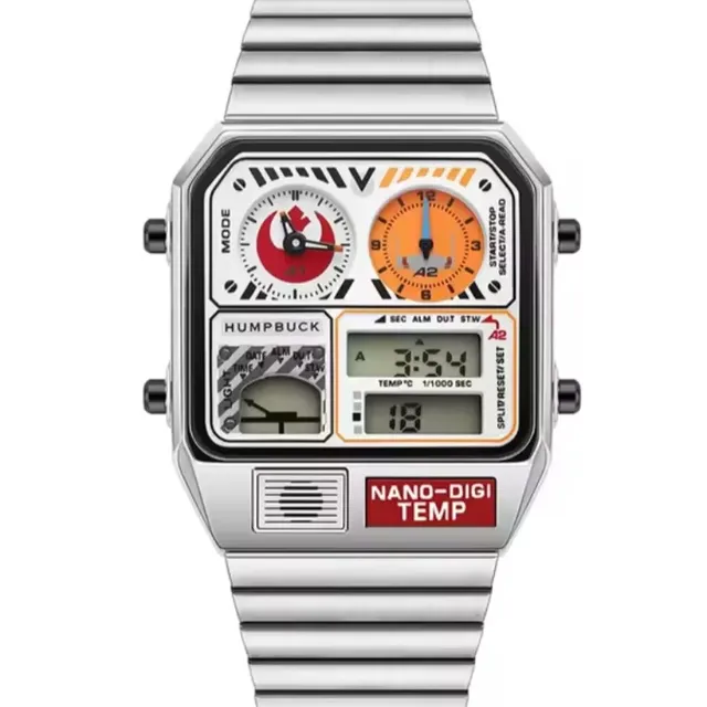 Humpbuck Nano-Digi Temp Prata Frontal