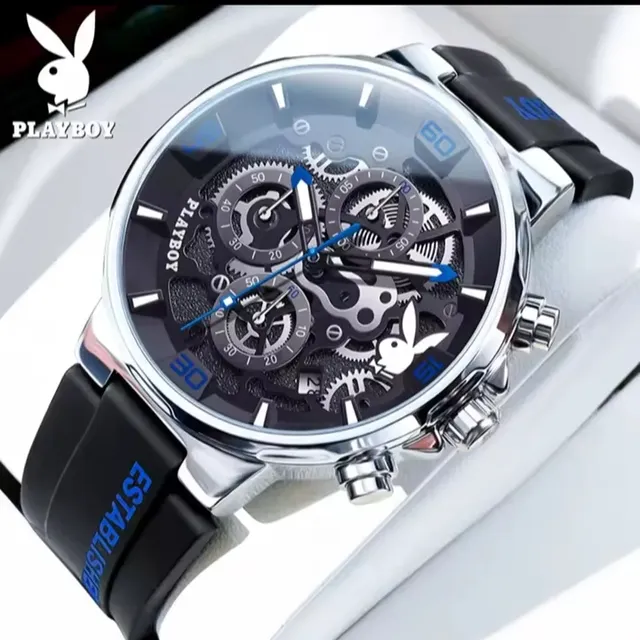 Playboy Skeleton Preto